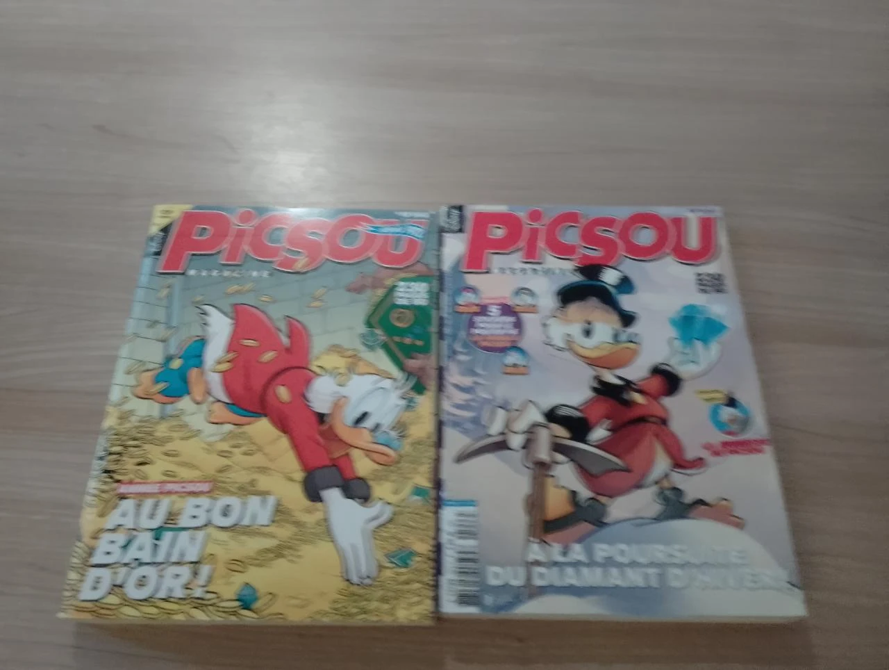 Picsou magazine lot de 2 avec les supplements(offre pour le week-end) n° 562, 55